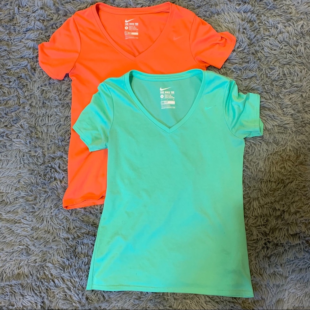 Two Nike Dri-Fit tees